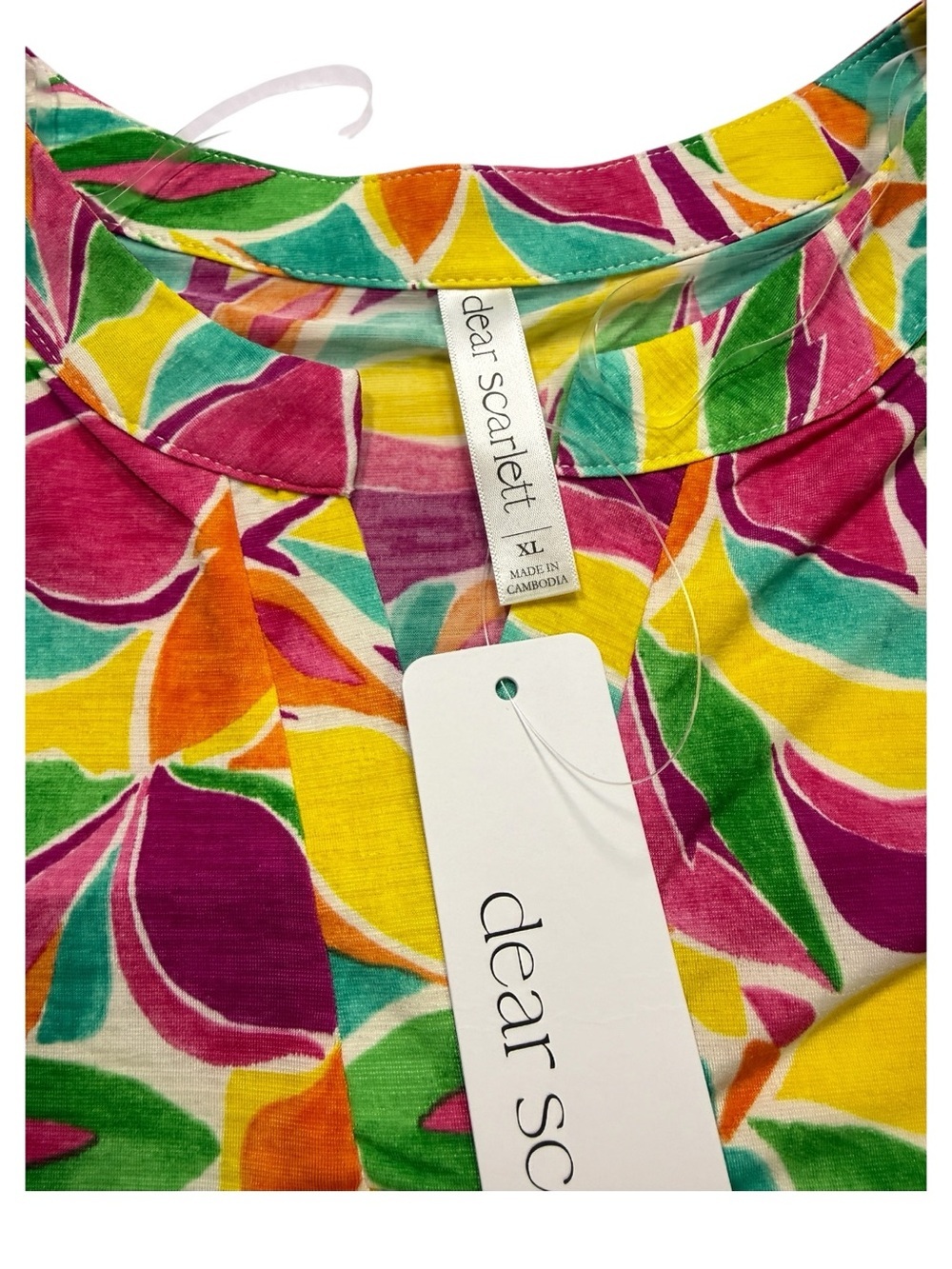 Dear Scarlett Floral Print Blouse | XL | NWT - Picture 4 of 8